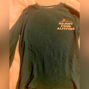 Thermal boys long sleeve ‘adjust your altitude’